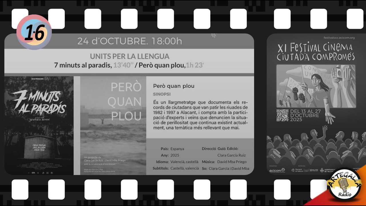 🎙️ep16 especial Festival de Cinema Ciutadà Compromès 🎬