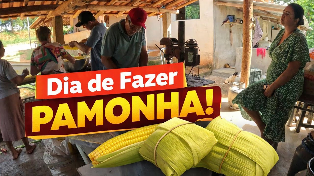 JA VIU COMO  SÃO  FEITAS AS PAMONHAS? /E ainda  pulverizei o milho 🌽 