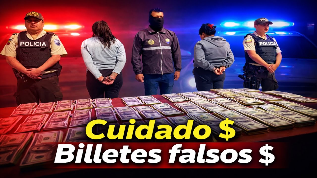 🚨 Dos aprehendidos por presunta asociación ilícita con billetes falsos
