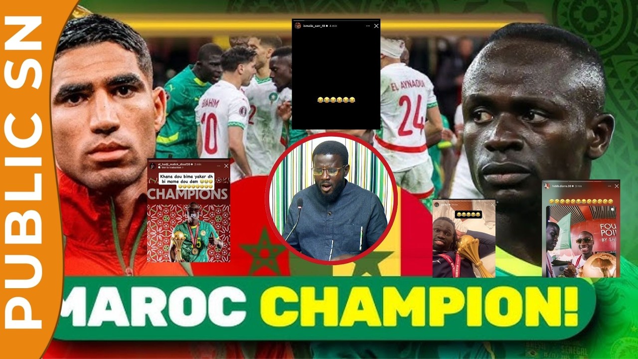 🚨 CHOC ! Le Sénégal perd la Coupe d’Afrique 😱 Les réactions des joueurs révélées par Tidiane Niang