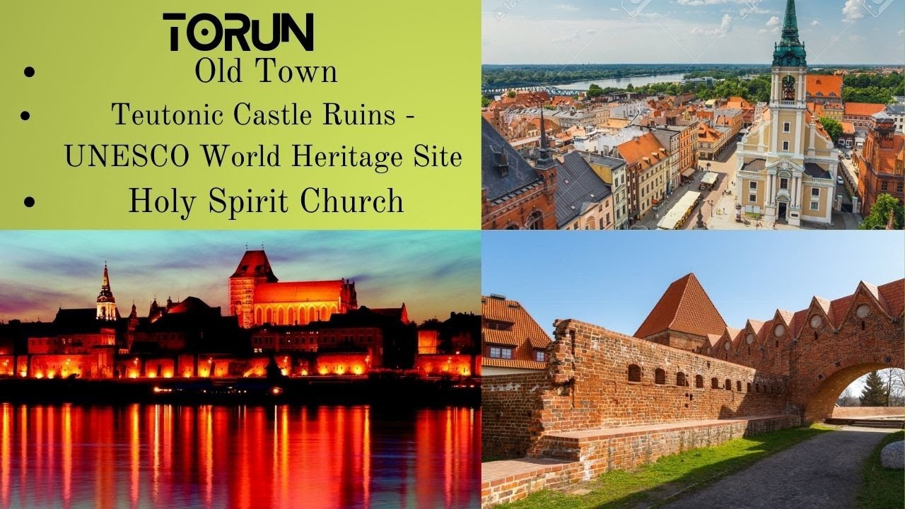 #Torun 2021 | Teutonic Castle Ruins | Holy Spirit Church | Torun Old Town| #UNESCO world heritage