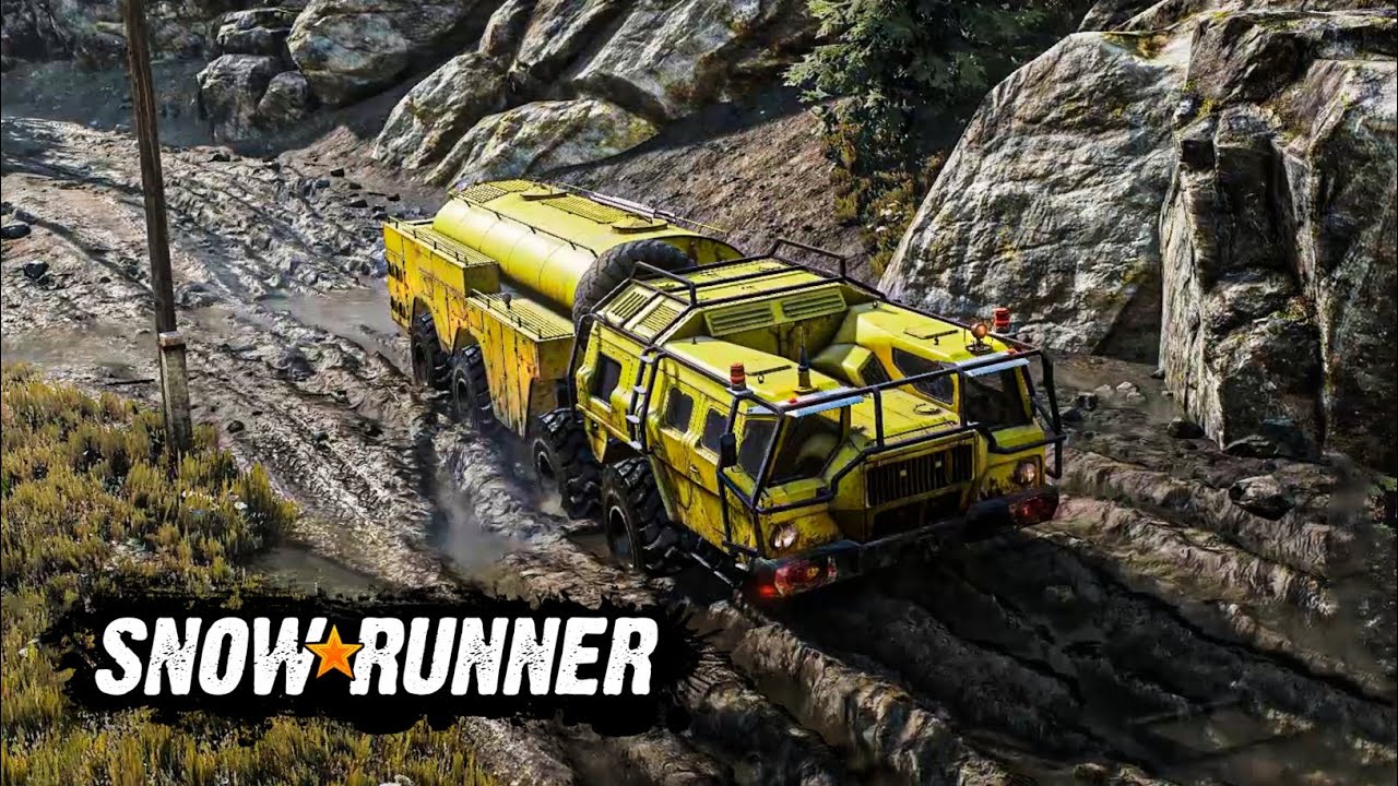 8×8 Giant Truck stuck in Mud! Snowrunner Gameplay
