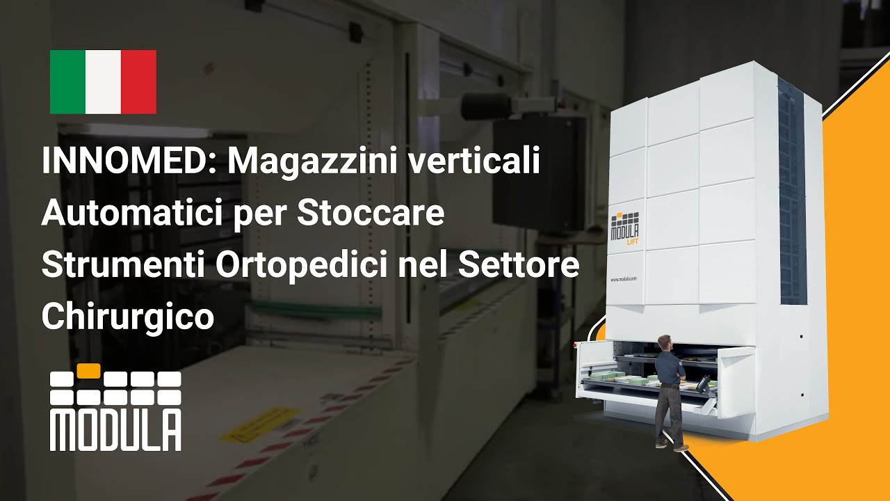 INNOMED: Magazzini verticali Automatici per Stoccare Strumenti Ortopedici nel Settore Chirurgico  IT
