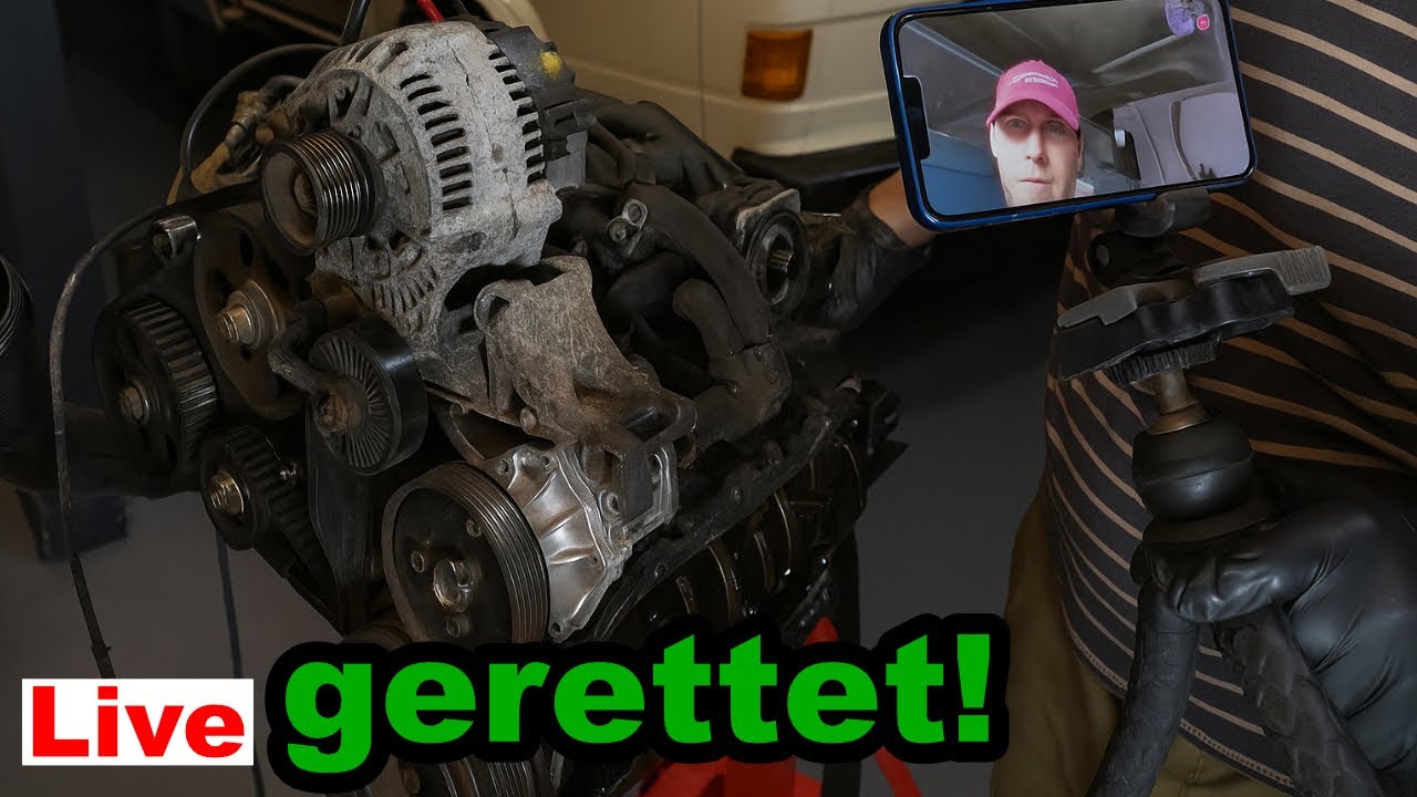 Ich zerlege meinen T3 Doka Motor! Mit Profi-Hilfe per Video: