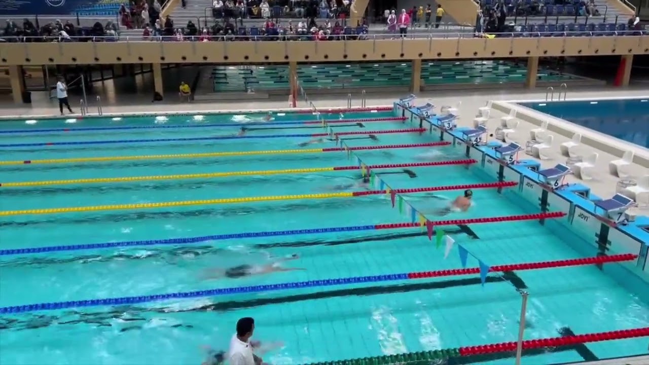 محمد عبيد | ذهبية 🏊‍♂️ 100م صدر | بطولة الرياض