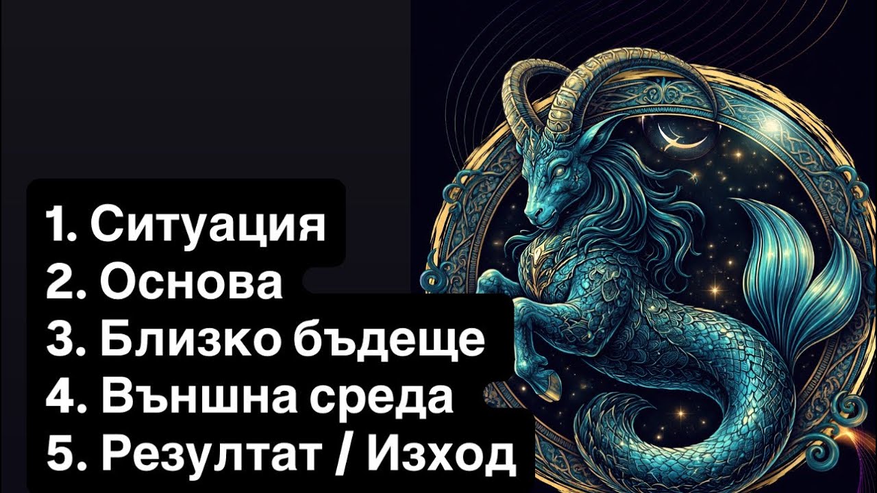 Козирог♑️❤️Обща прогноза. Март - Април 2026 ❤️1. Ситуация 2. Основа 3. Близко 4. Външна среда 5. 