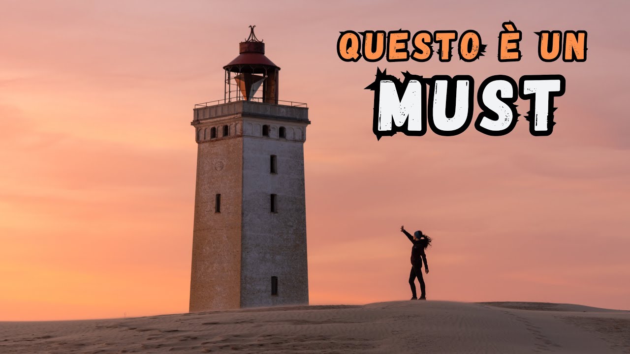 DESERTO SUL MARE 🇩🇰 | Il FARO di RUBJERG come non lo avete MAI VISTO [4K]