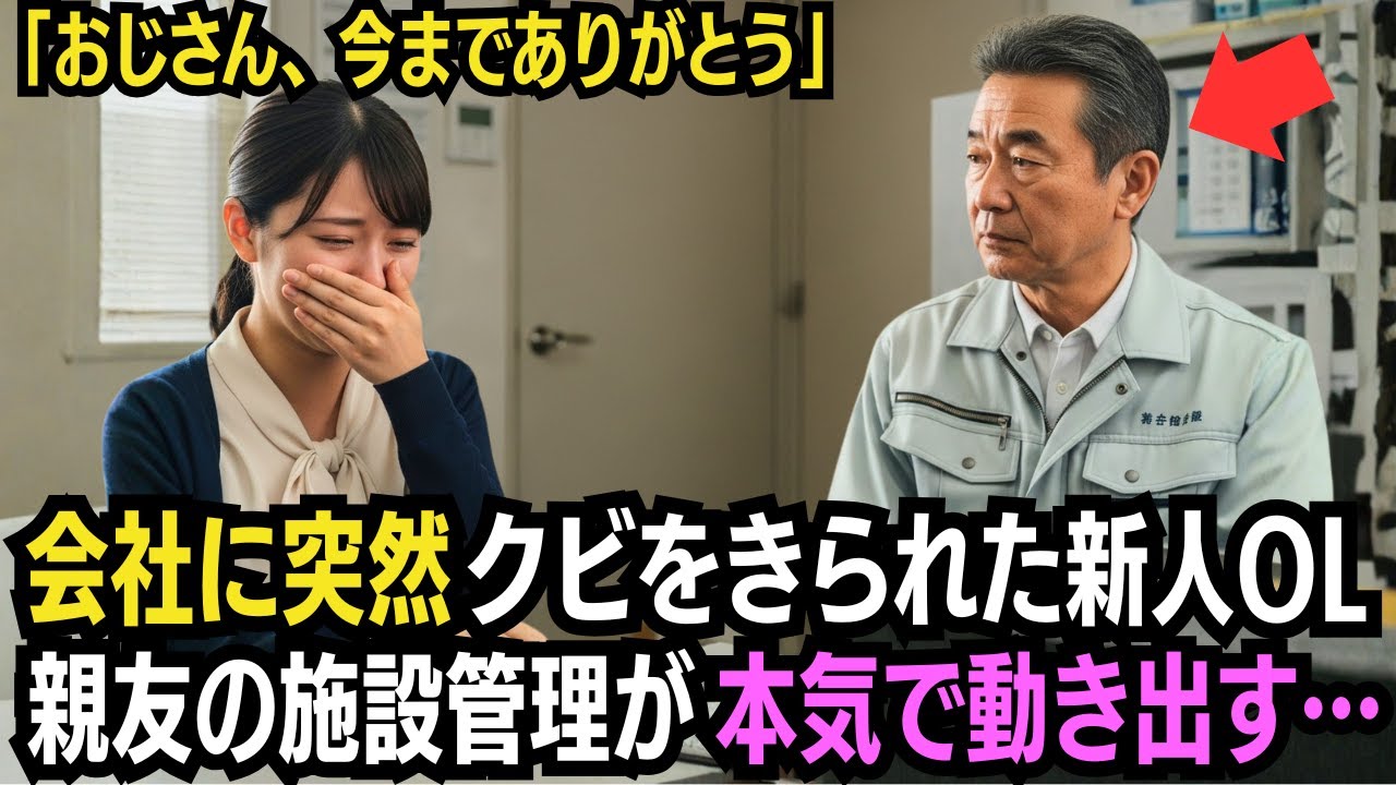 「今日で退社なの…」会社に突然クビを切られた新人OL…親友の施設管理が本気で動き出す