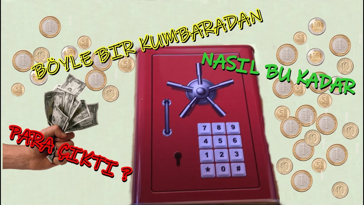 BÖYLE BİR KUMBARADAN NASIL BU KADAR PARA ÇIKTI ?