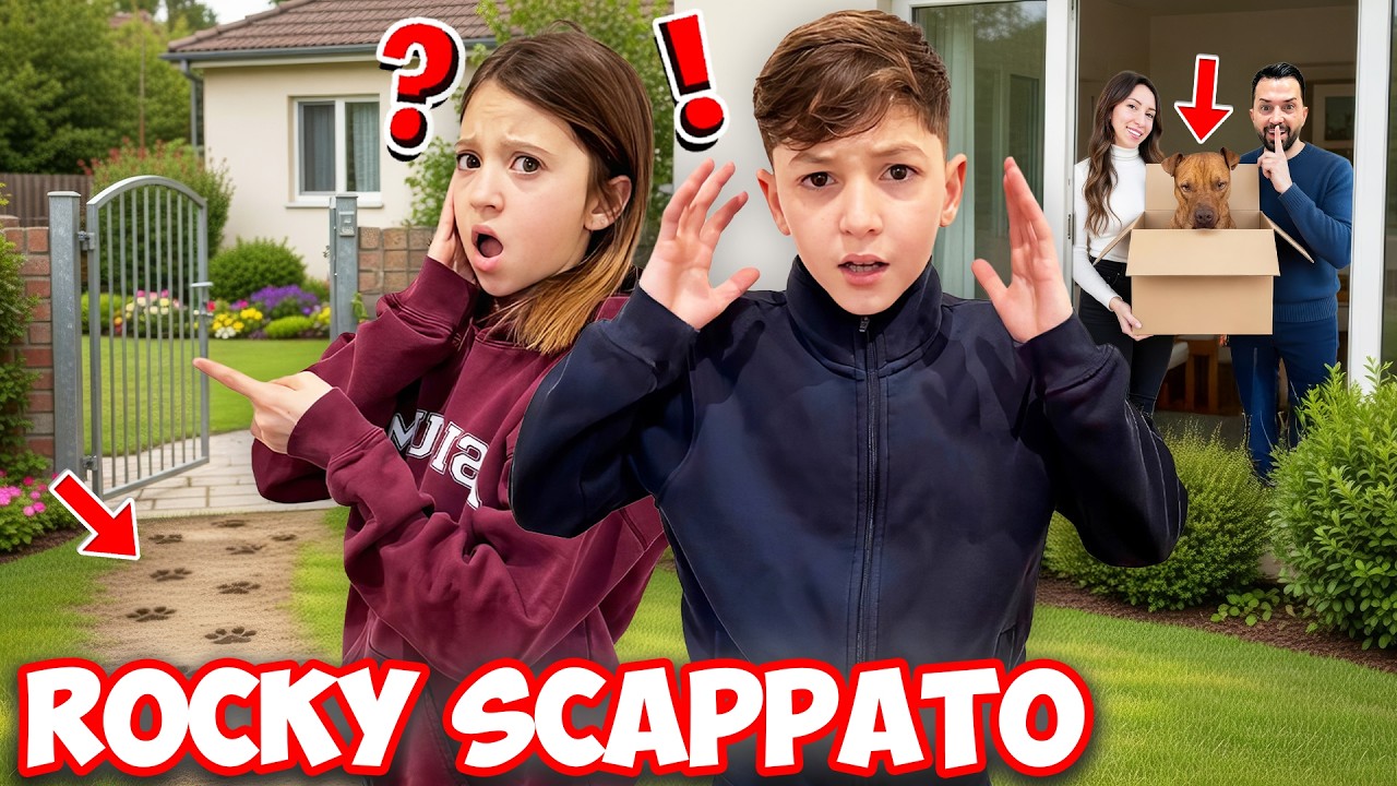 DOPPIO SCHERZO , FIGLIACHIARA E FIGLIODIEGO NON TROVANO PIU' ROCKY, CHE FINE AVRA' FATTO??