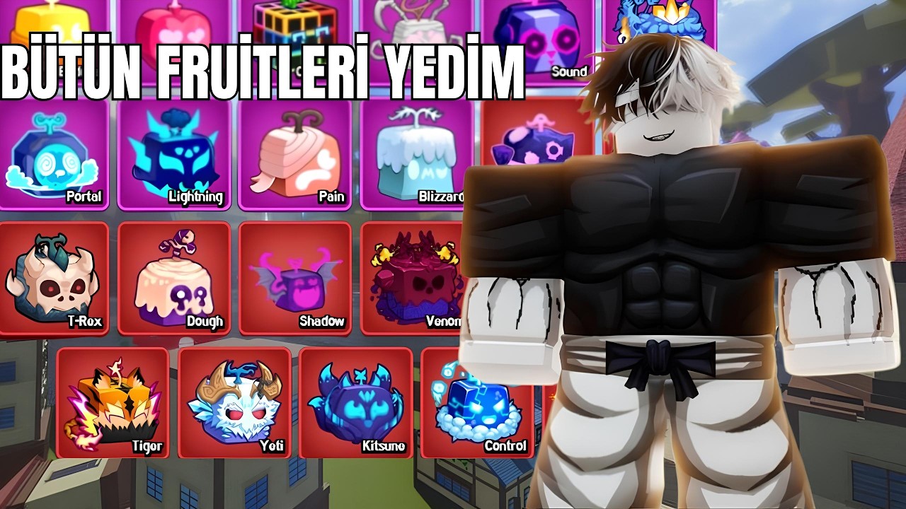 Blox Fruits’te TÜM MEYVELERİ YEDİM ve MASTERY KASTIM