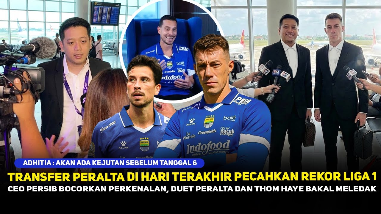 BOSS ADHIT JEMPUT PERALTA❗️Thom Haye Sambut Duet Baru Lini Tengah Persib~Ramon Terancam