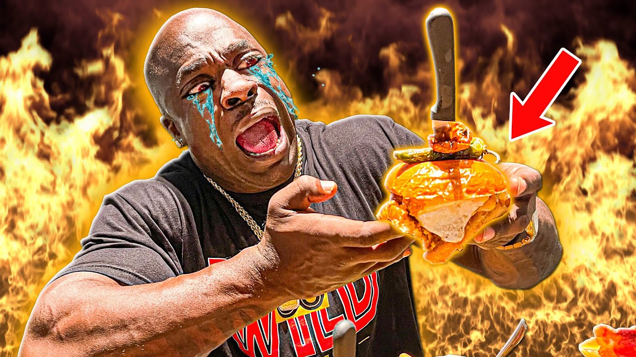 THE WORLD'S HOTTEST HAMBURGER (CHALLENGE)