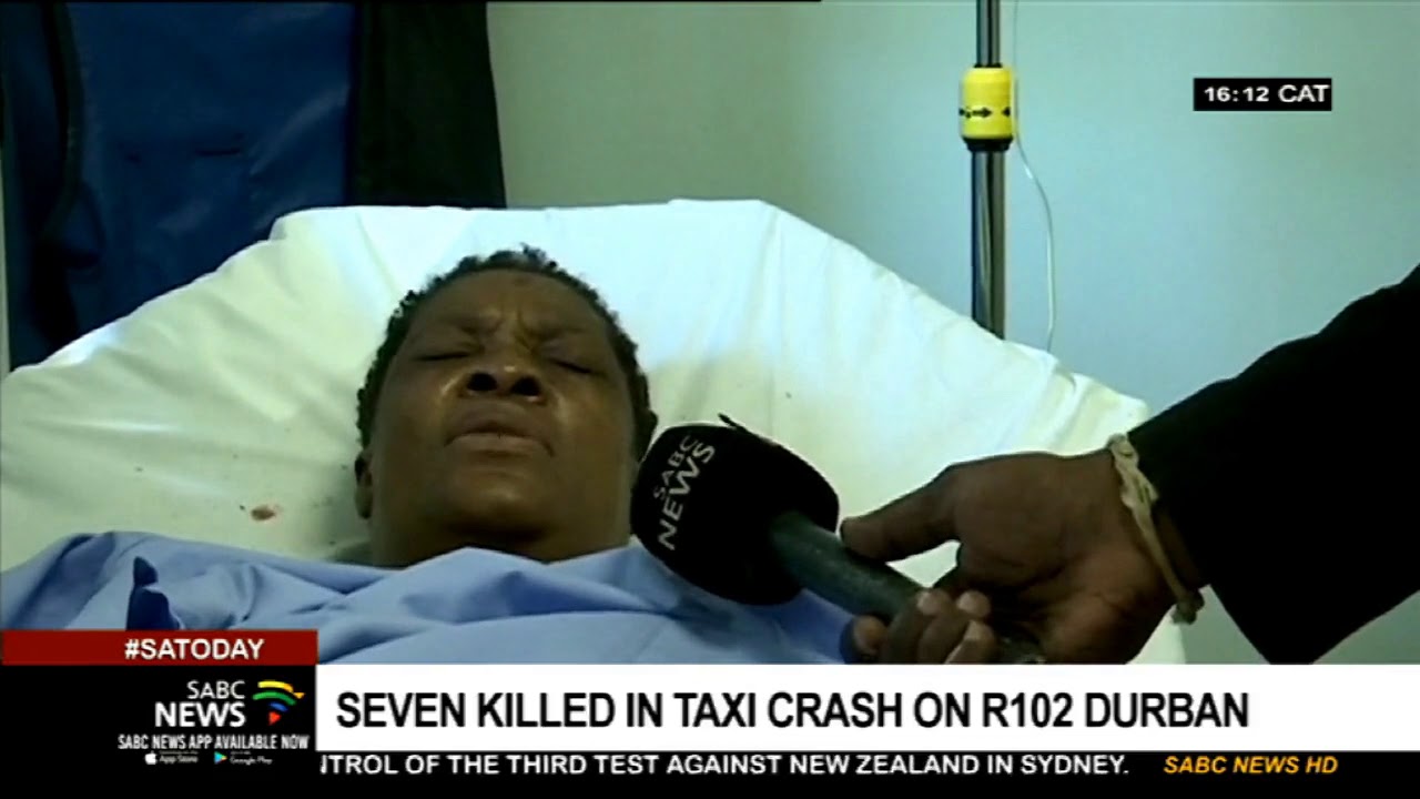Taxi crash claims seven lives
