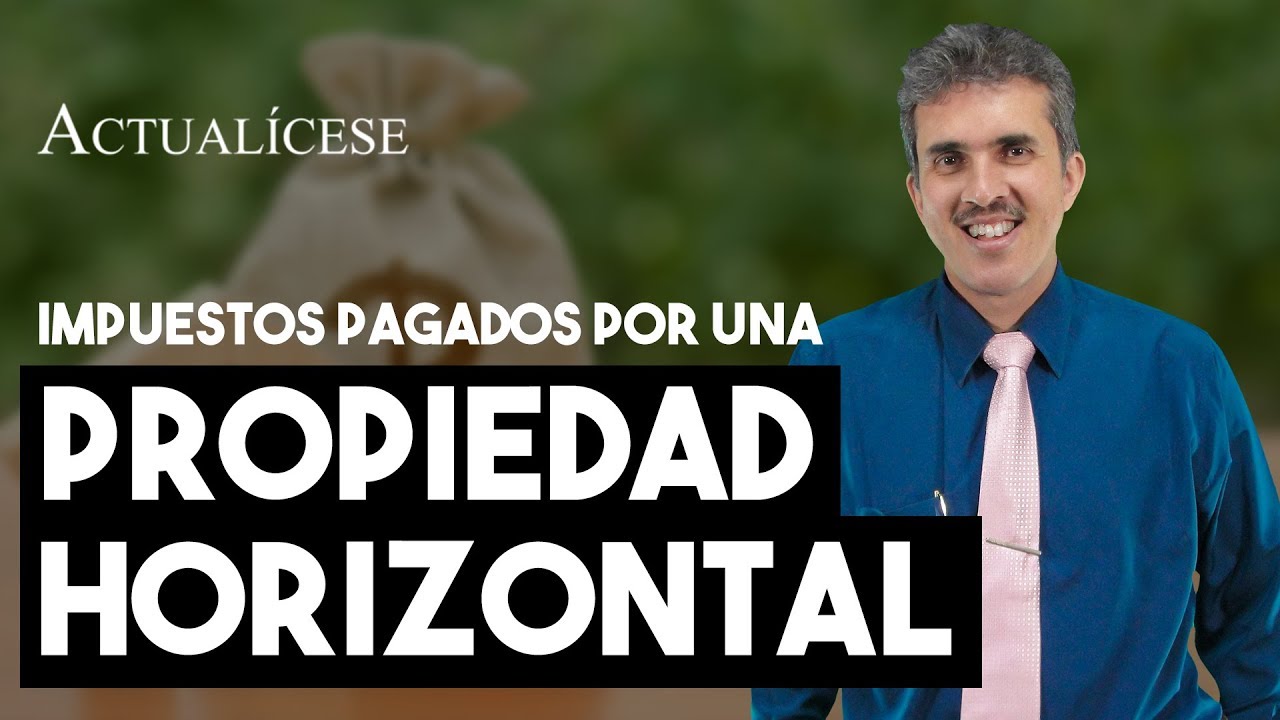 Impuestos por pagar en una propiedad horizontal