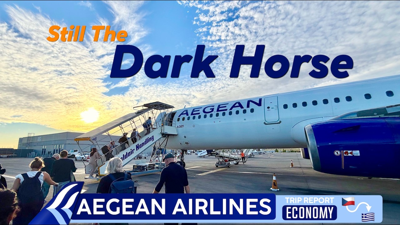 &laquo;Темная лошадка&raquo; Европы, авиакомпания AEGEAN AIRLINES ✦ Эконом-класс ✦ Прага &mdash; Ханья через Афины