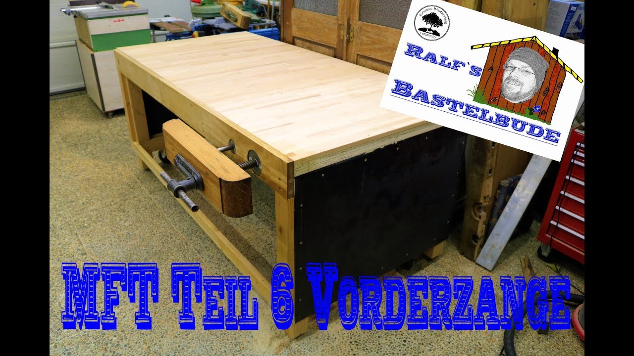 MFT Vorderzange / Werkbank / workbench aus Restholz / Teil 6