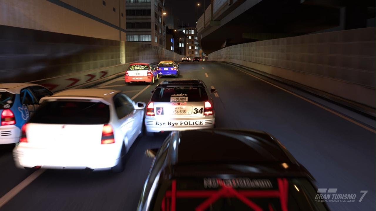 Gran Turismo 7 Kanjo Racer Style loop race - (gameplay & replay)