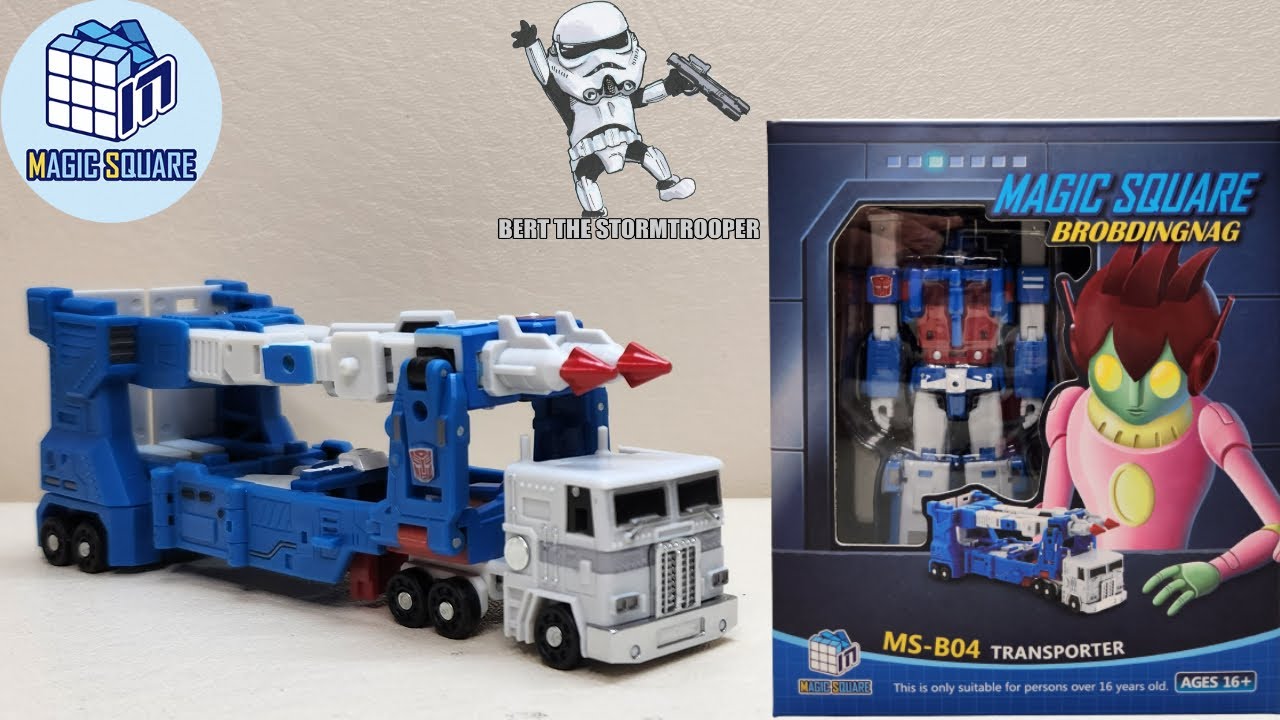 Обзор транспортера Magic Square MS B04 (класс Legends ULTRA MAGNUS)! Обзор штурмовика Берта!