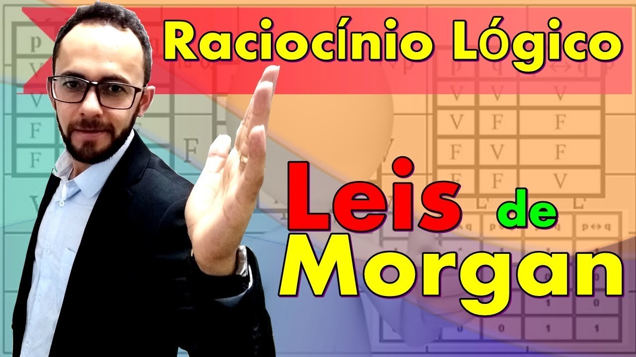 Raciocínio Lógico - Leis de Morgan (negação do 