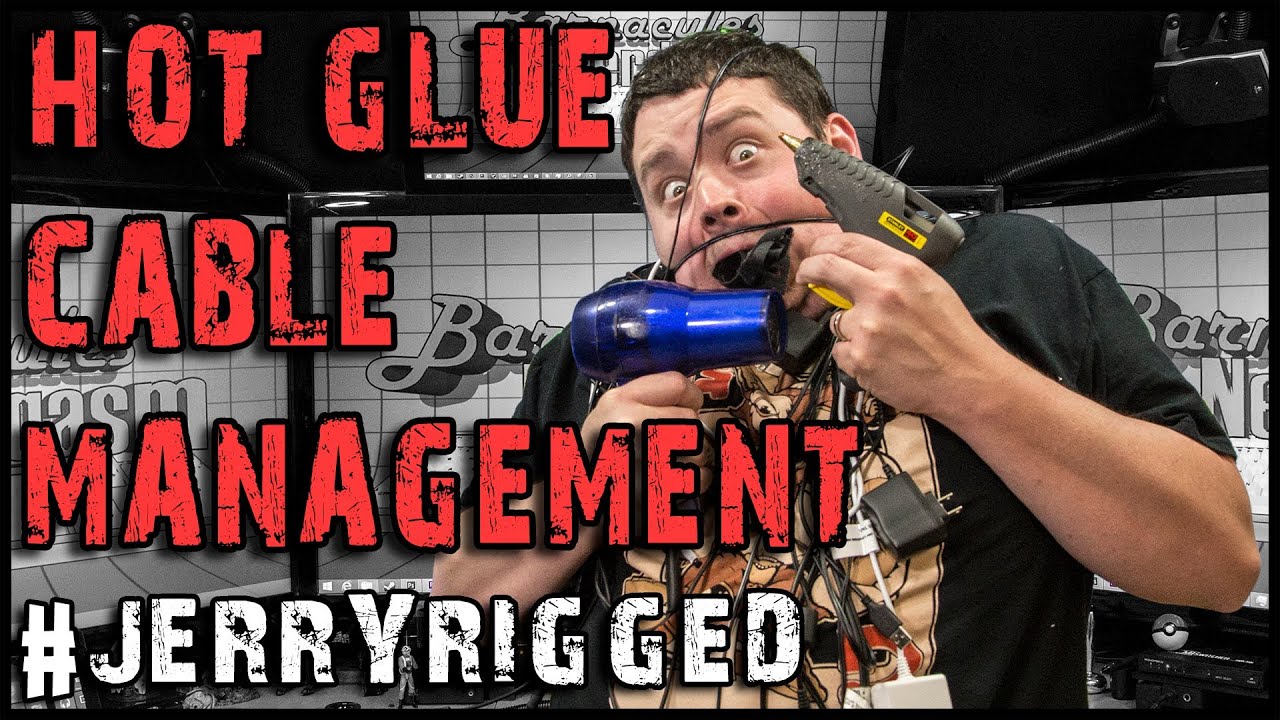 Лучшее решение для организации кабелей ПК и столов — #JerryRigged — @Barnacules