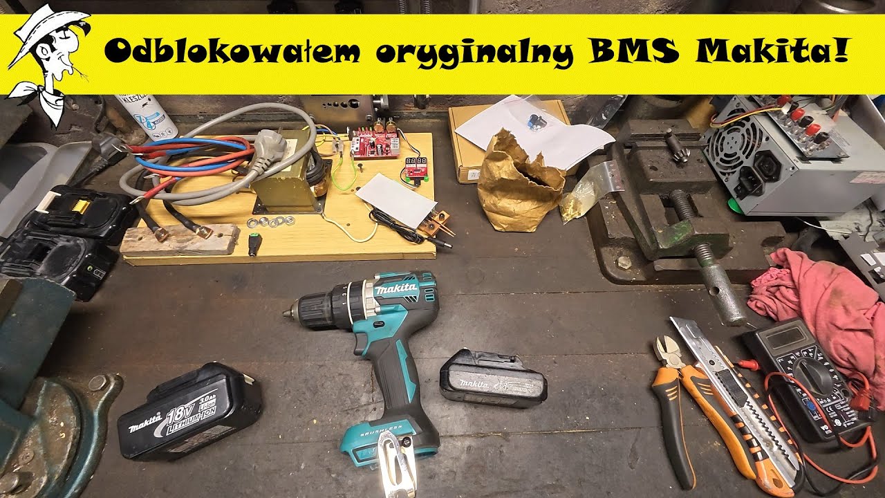 Odblokowałem oryginalny BMS Makita!