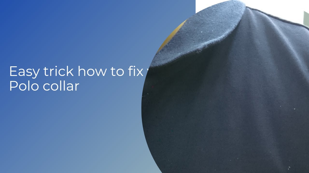 easy trick how to fix  Polo collar#shirthack#poloshirts