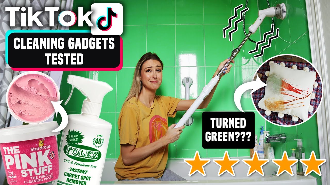 I Tested Every VIRAL CLEANING PRODUCT from TIK TOK... what's worth buying??