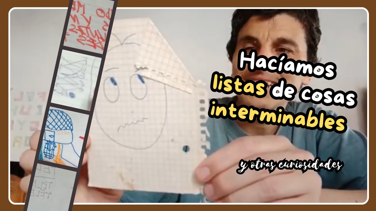 En los `90 hacíamos listas interminables de cosas y otras curiosidades