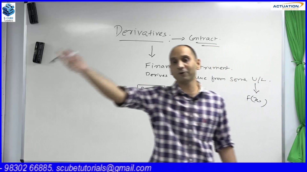 CM2 | DERIVATIVES | by Mr Amit Parakh (CA, CS, CFA, FRM, IIM-A) | Live Online Actuary Classes
