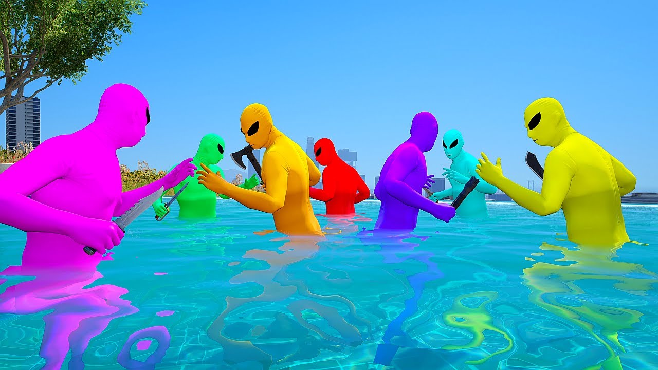 Alien Wars | GTA 5 NPC Wars 110