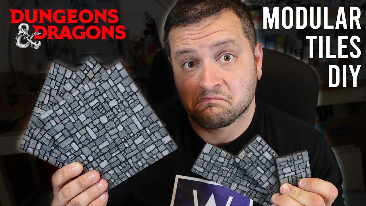 Модульные плитки! Основы для самостоятельного крафта в #dungeonsanddragons