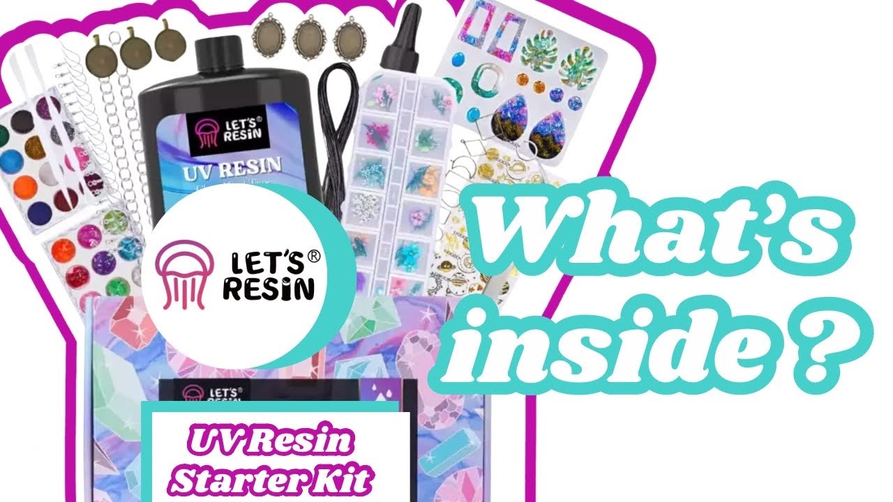The best Resin Kit for Beginners | Let&rsquo;s Resin UV Resin Jewelry Starter Kit