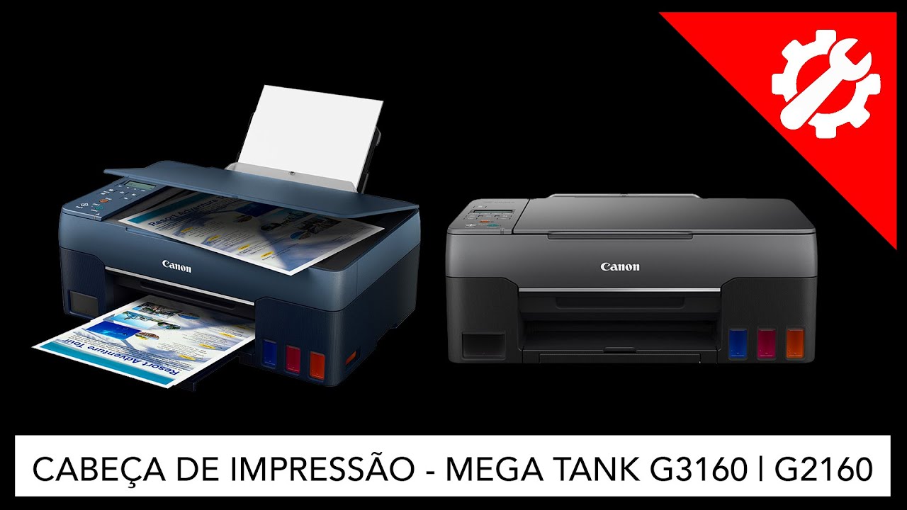 Como trocar a  Cabe&ccedil;a de Impress&atilde;o  - MegaTank G3160 | G2160