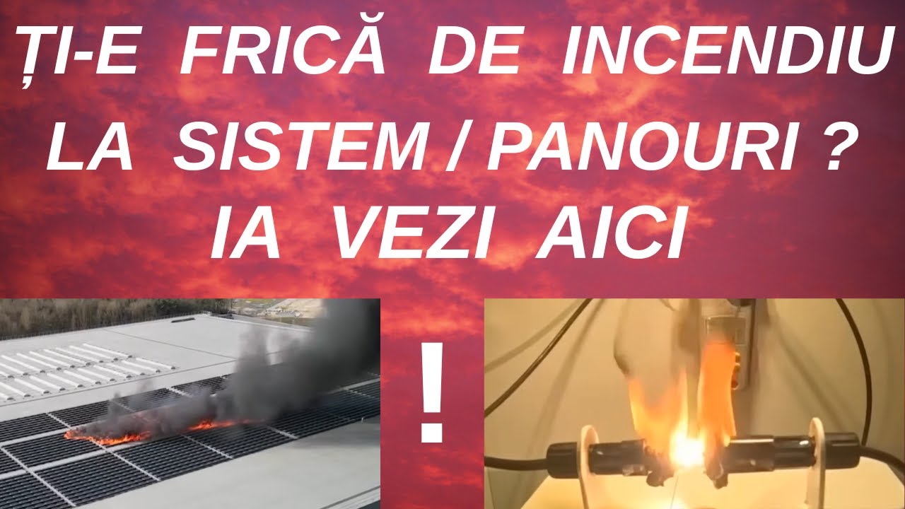 Solutii revolutionare de stingere incendii fotovoltaice