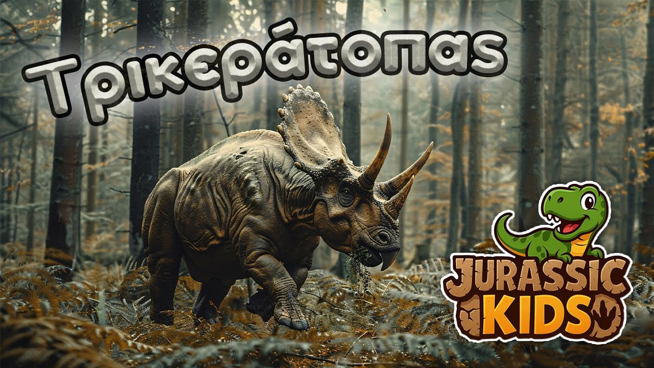Ο Τρικεράτοπας (Triceratops) με τα 3 κέρατα! | Jurassic Kids Επεισόδιο 2