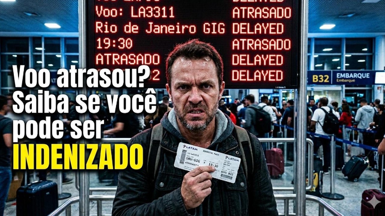Seu voo atrasou? Descubra agora se você tem direito a uma indenização