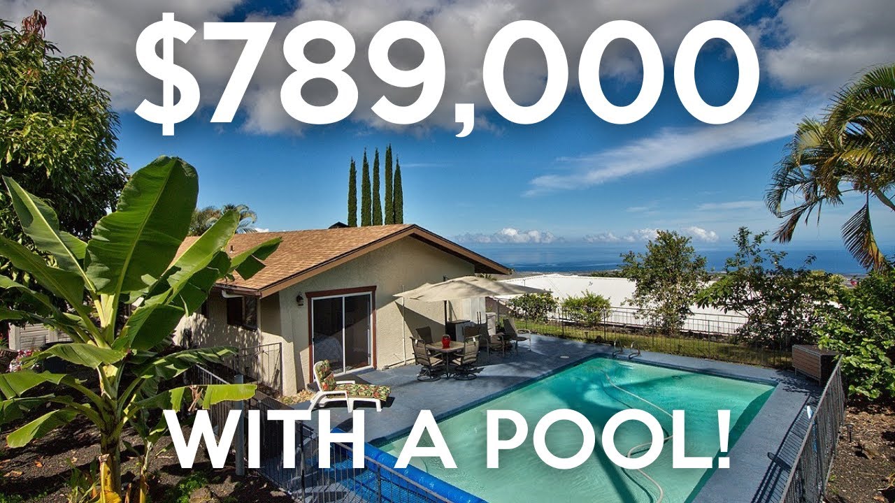 Inside a $789,000 Hawaii real estate property updated 3/2 with a pool