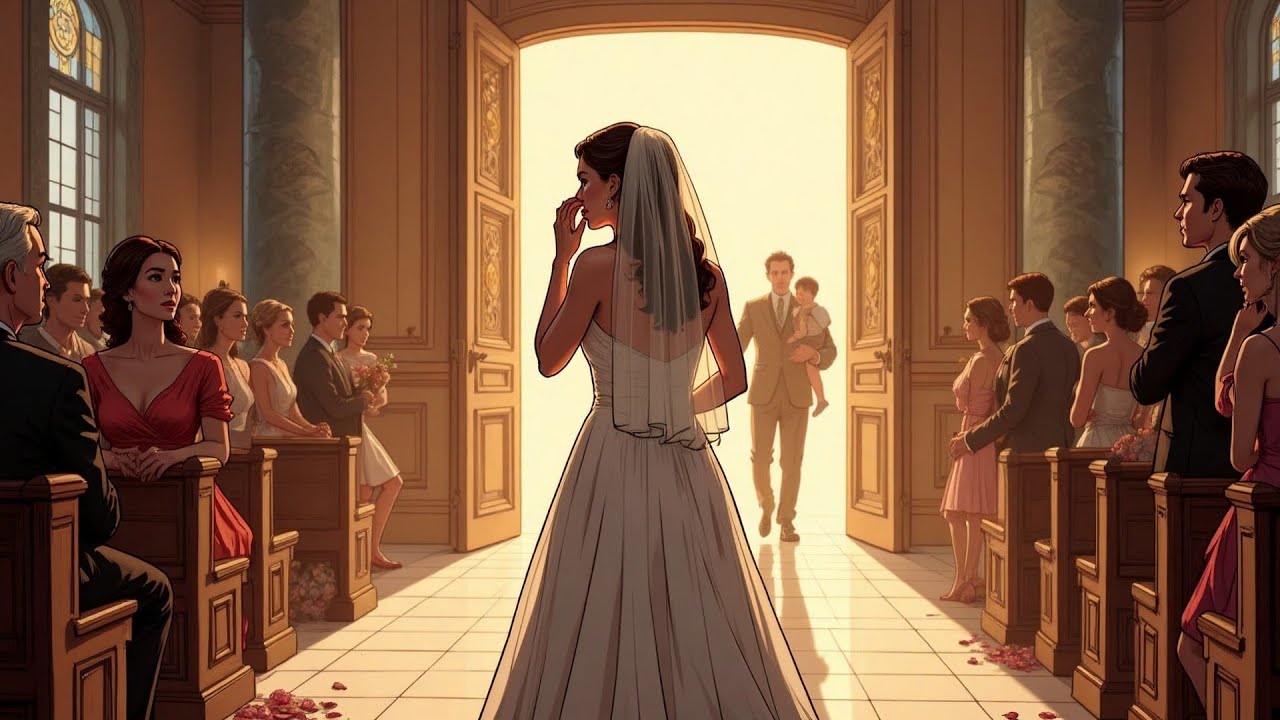 En el altar, él se fue con su amante y su hijo. No lo perseguí. Simplemente llamé a mi...