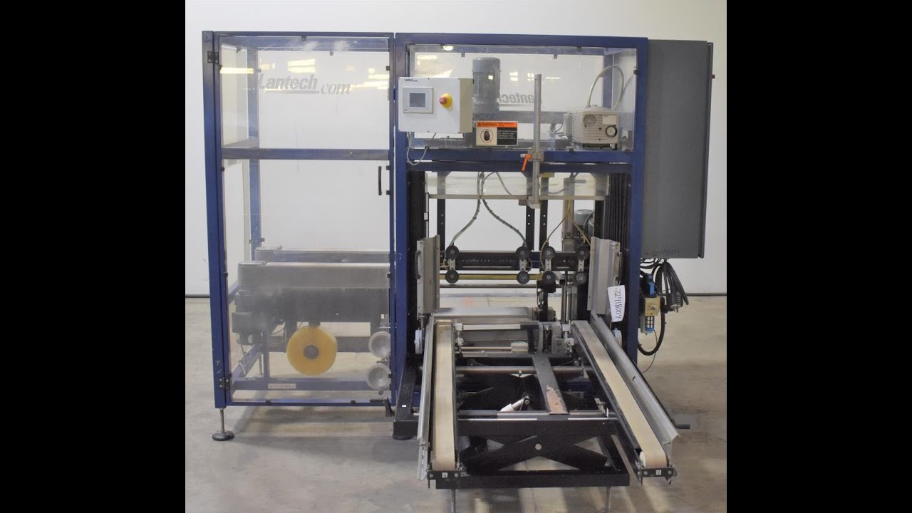 Lantech C-1000 Automatic Case Erector and Bottom Tape Sealer - Stock# 72418004