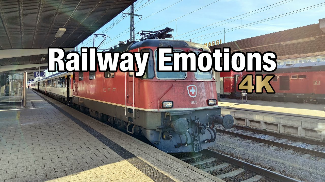🚆 4K Farewell cab ride to the oldest locomotive in service (Cab Ride | IC4 Singen (D) - Zürich)