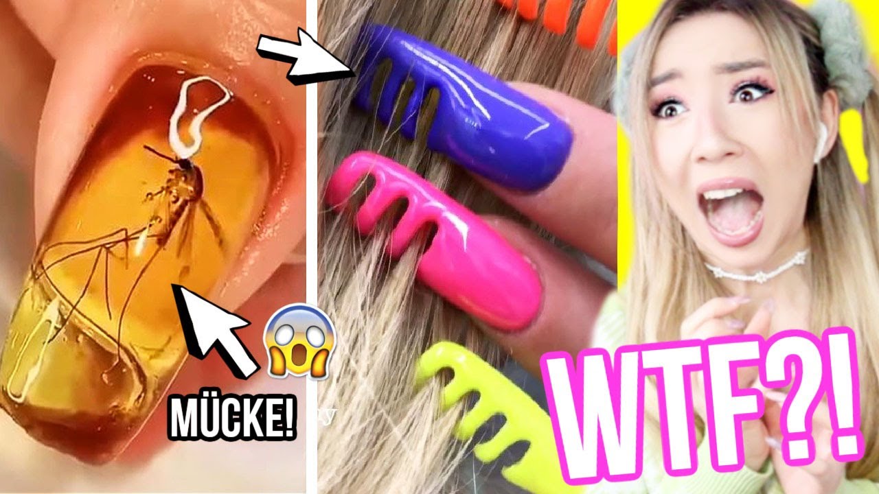 SCHLIMMSTEN NAGELDESIGNS die nicht als BEAUTY TRENDS 2022 existieren sollten (nicht nachmachen)