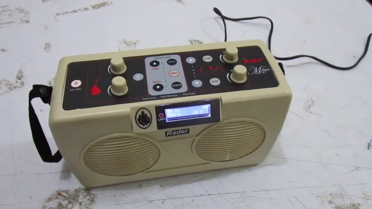 Radel Milan Tabla + Tanpura, Digital Tabla, Digital Tanpura, Electronic Tanpura Tabla with battery