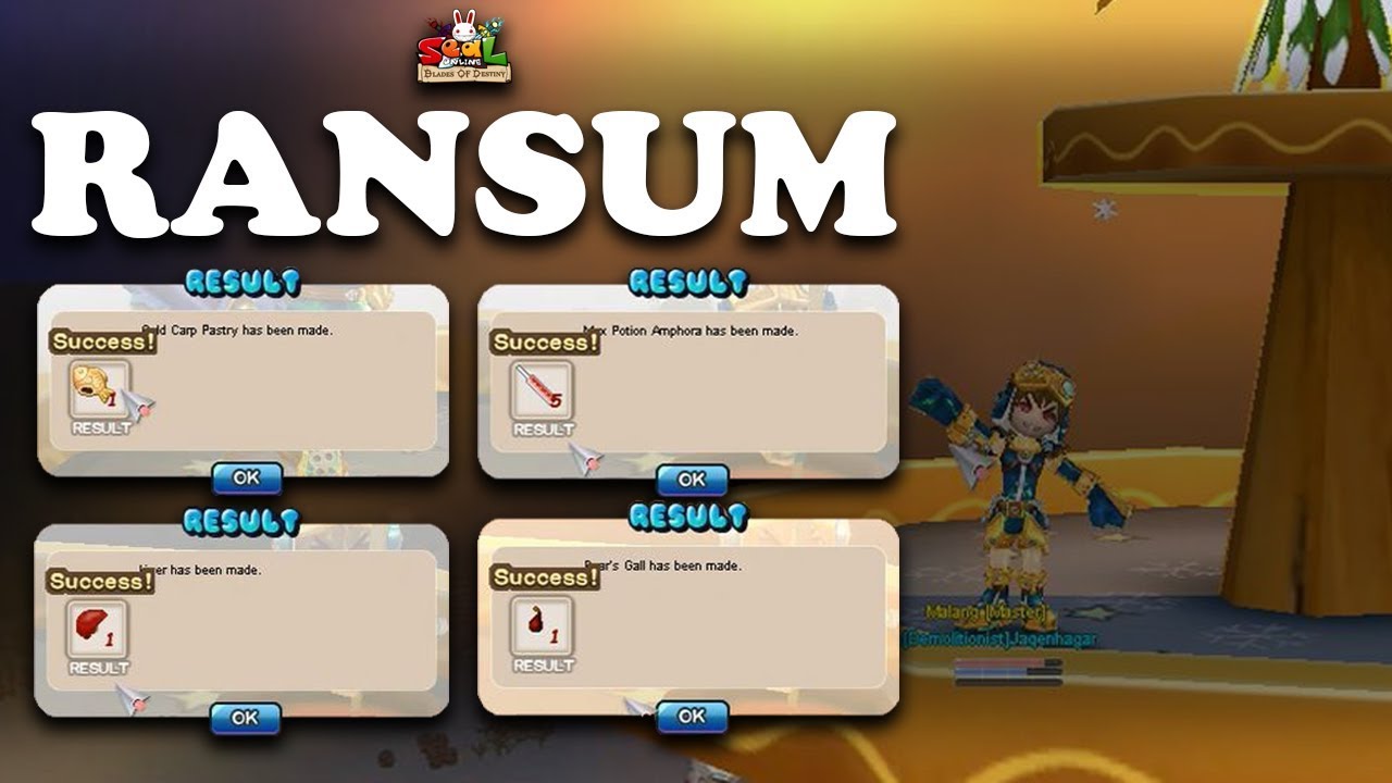Bikin Ransum: Gold Carp Pastry, Max Potion Amphora, Bear's Gall, Liver