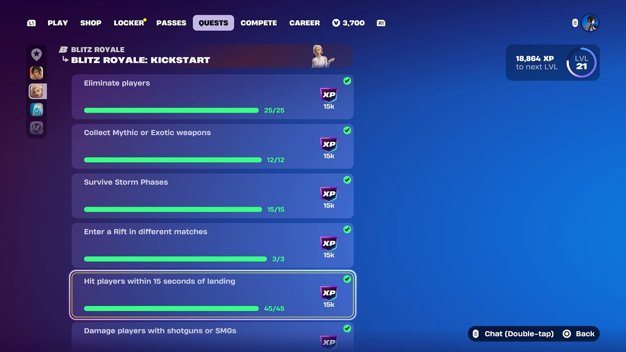 Как выполнить все задания Blitz Royale Kickstar в Fortnite! (Бесплатные задания в наградах Blitz ...