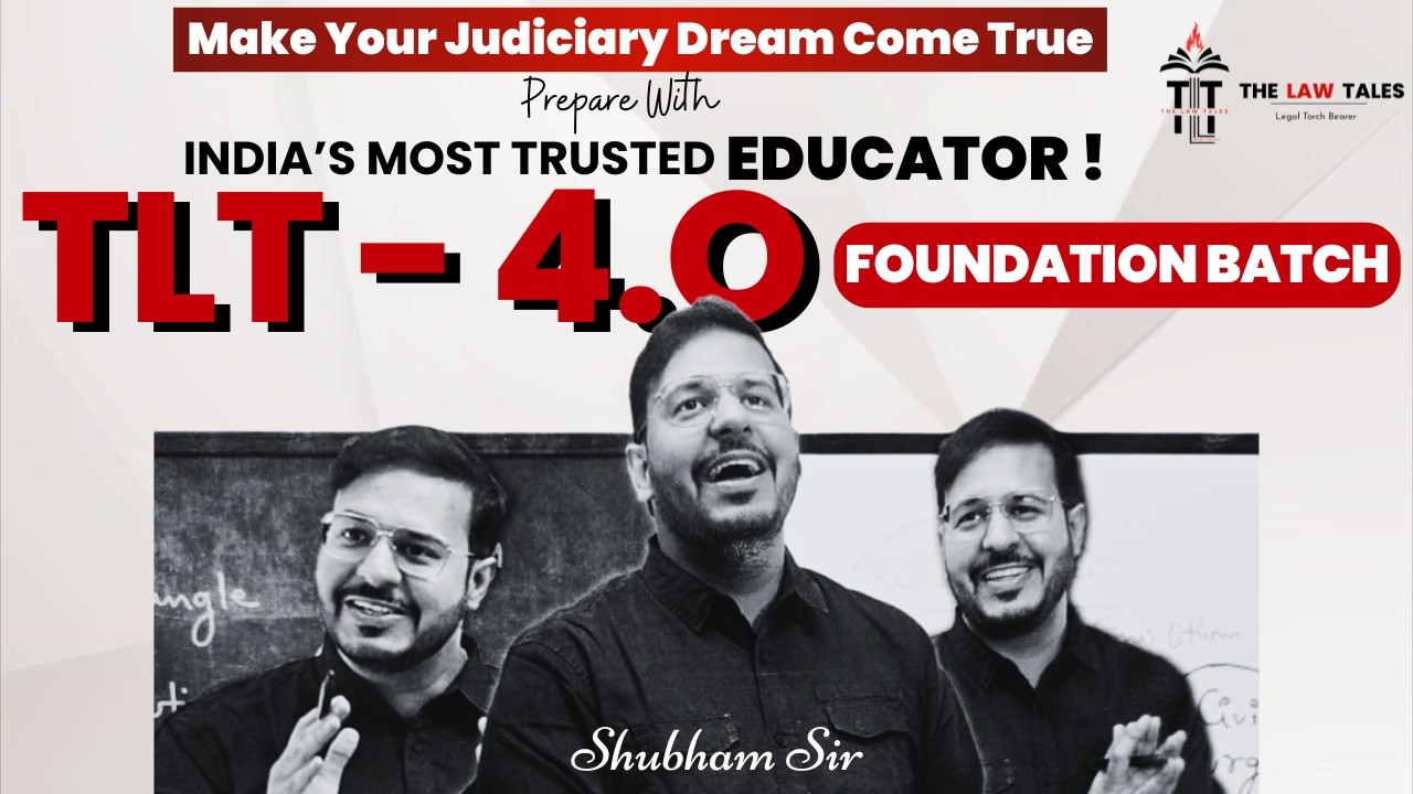 TLT FOUNDATION BATCH 4.0: The ONLY Judiciary Foundation Batch You Need For 2026/2027🔥