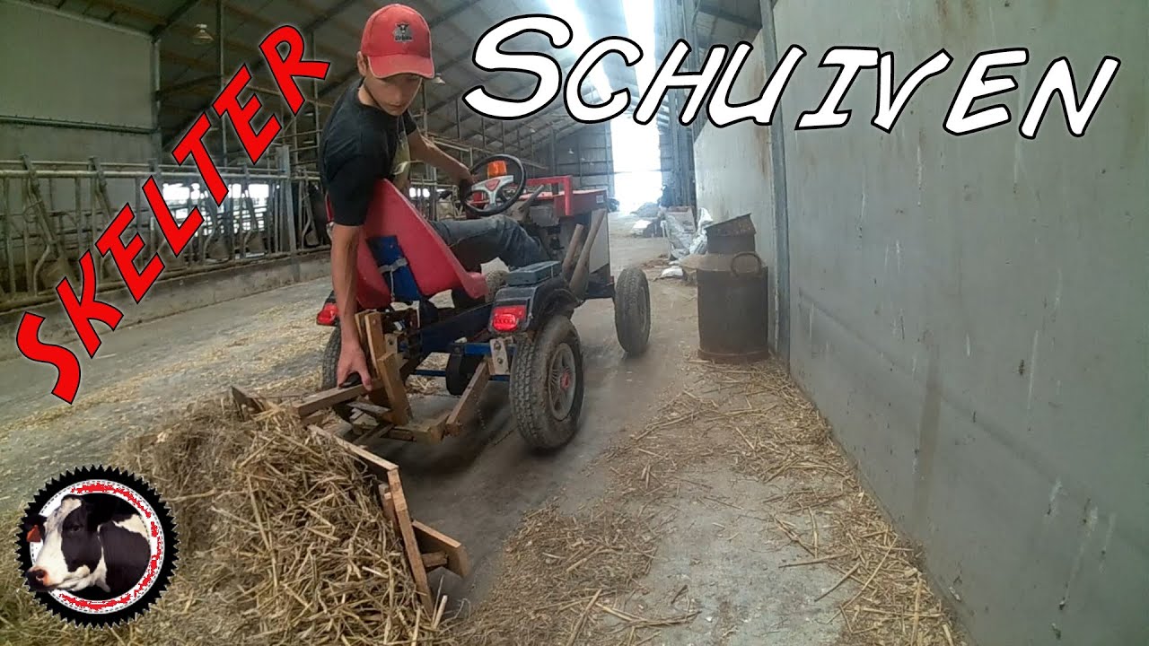 Stalvloer en voer schuiven met de skelter - SkelterMovies