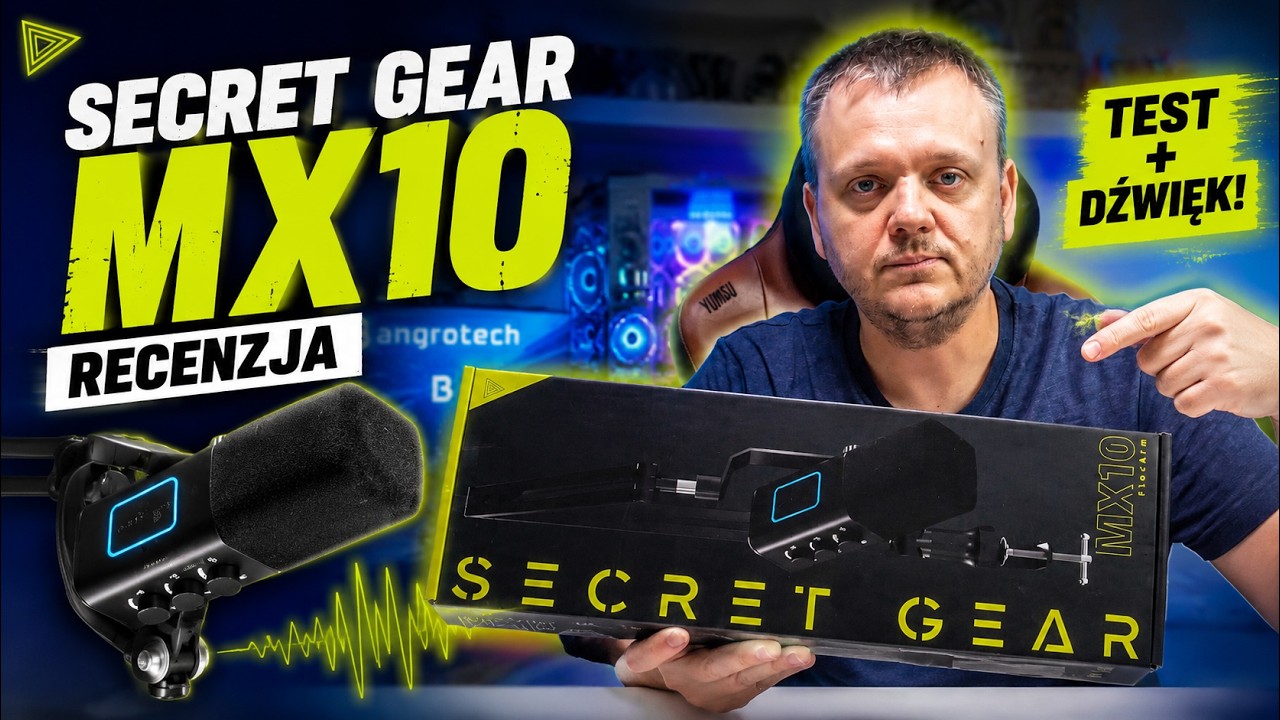 Tani mikrofon do streamowania - secret gear mx10