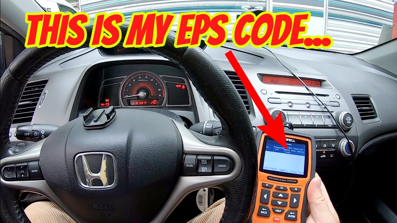 Код электроусилителя руля Honda