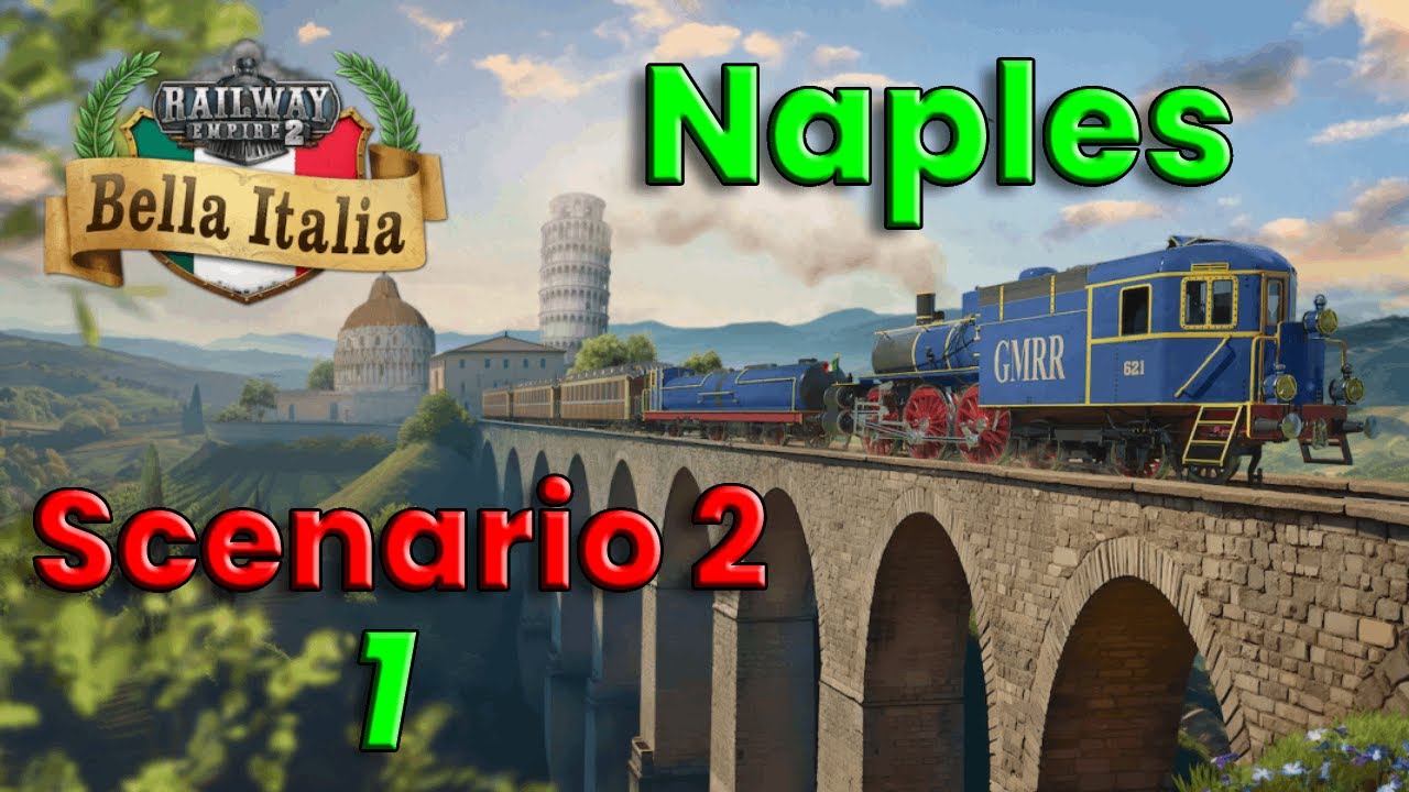 Быстрый старт в Южной Италии Railway Empire 2 DLC Bella Italia